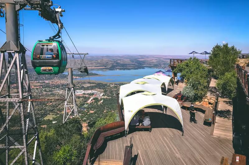 Hartbeespoort Dam aerial view